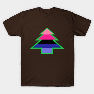 Omnisexual/Omniromantic Pride: Christmas Tree T-Shirt